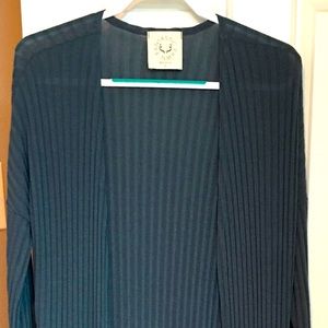 Fantastic Fawn brand; gray; small sweater-type jacket duster